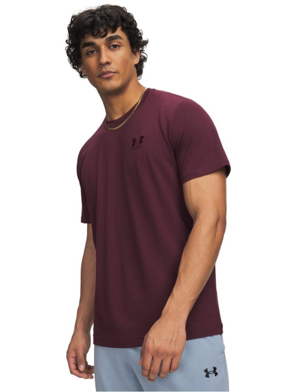 Under Armour Men's Icon Graphic T-Shirt maroon size Large